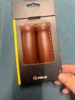 Velo Handlz Leder Griffe, Neu, Braun, Vintage Look!