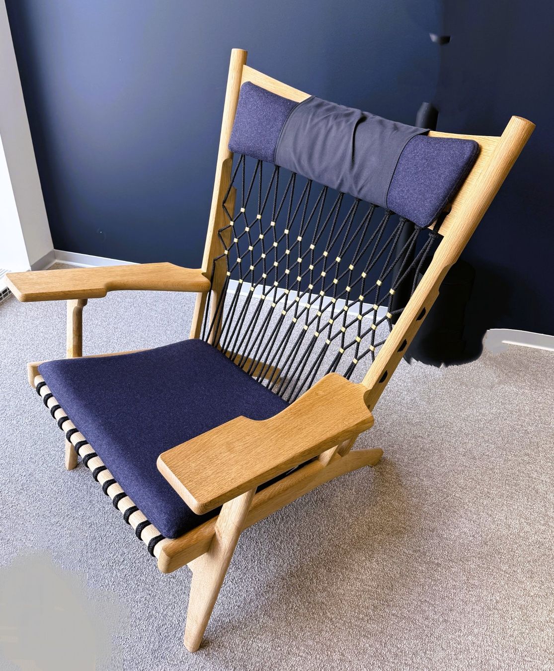 Sessel: PP Møbler PP129 Web Chair – Gebraucht aus Zug von azurn
