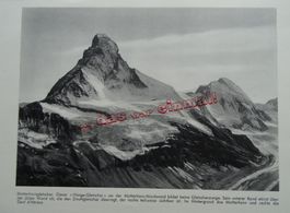 Wallis Zermatt Matterhorn  Gletscher  anno 1945