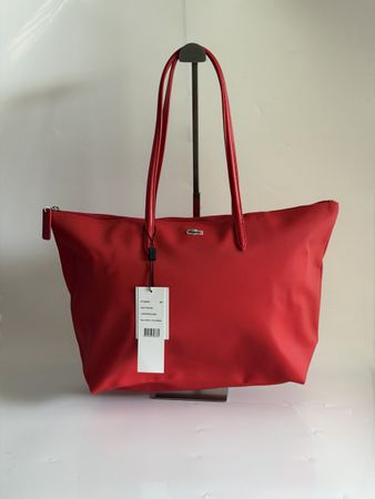 Lacoste Handtasche Rot Original Neu mit Etikett