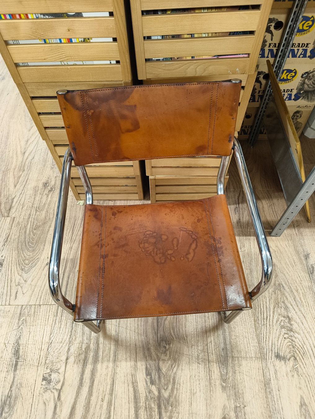 Stühle: Leder Freischwinger – Gebraucht aus Basel von bk_brockibasel 2