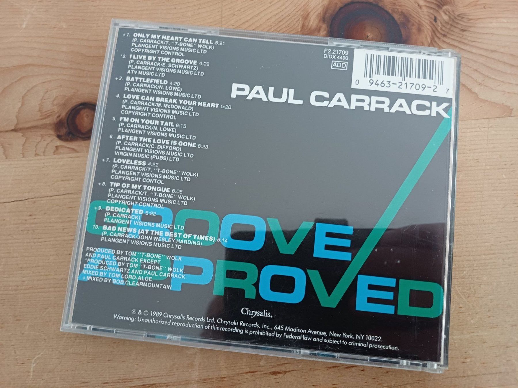 CDs: Paul Carrack - Groove Approved – D'occasion à Jona par Rreto71 3