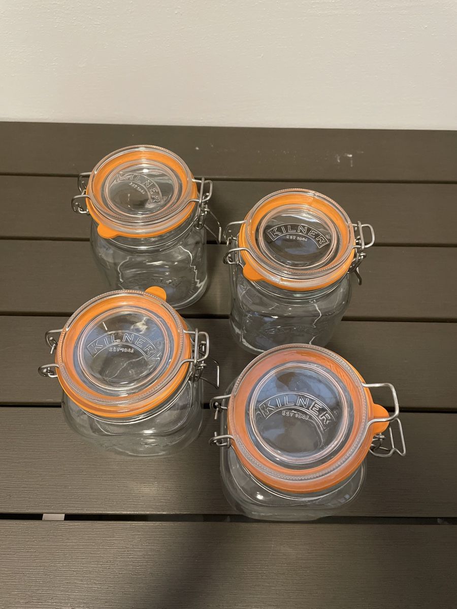 Contenitori & Simili: 4x Kilner Einmachgläser 1l – Usato da Uznach venduto da Player6 2