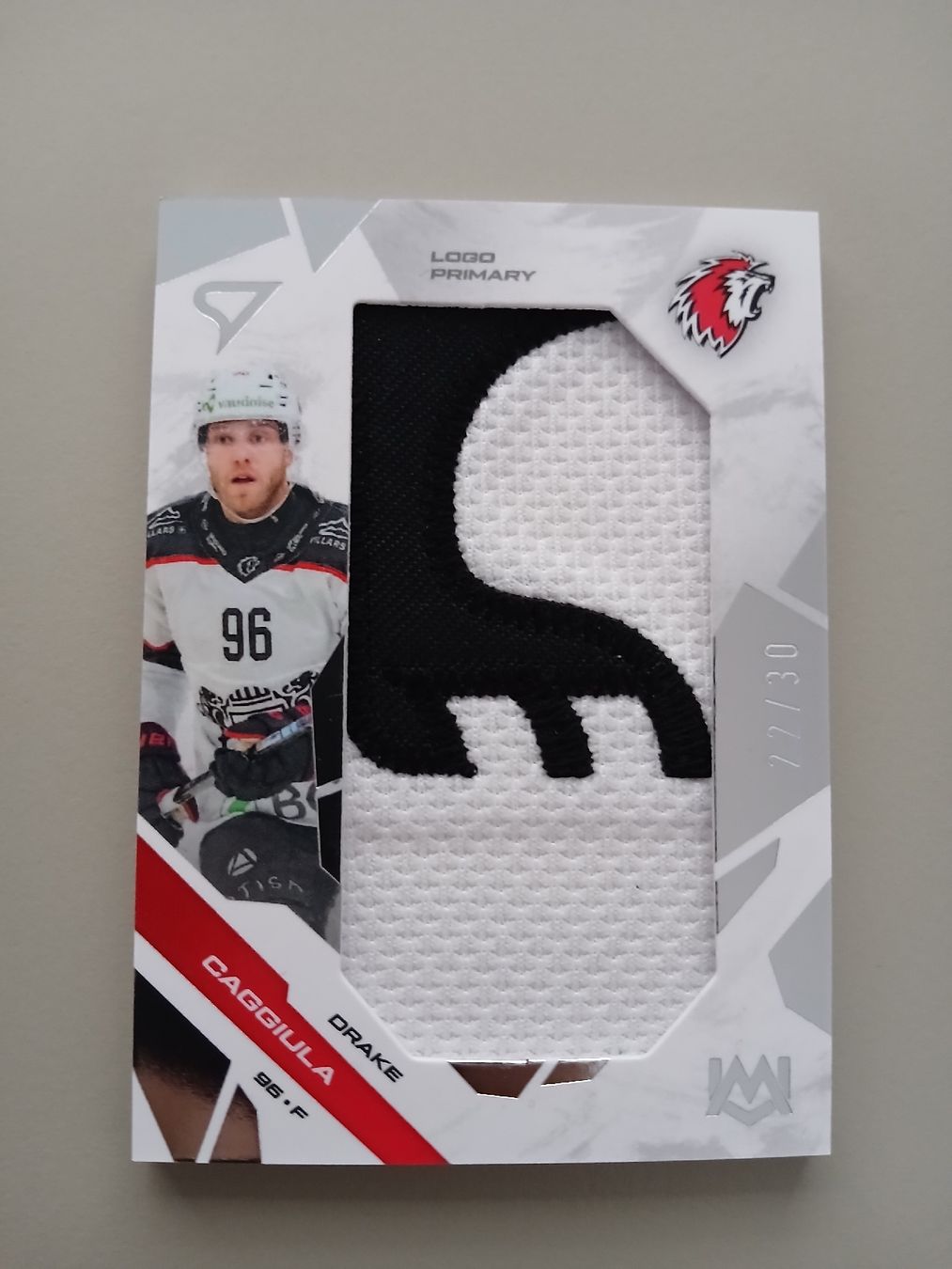 Sportzoo Carte collezionabili: Drake Caggiula Patch 7/30 Eishockey Original Jersey Stück  – Nuovo (secondo la descrizione) da Düdingen venduto da oliheimo92