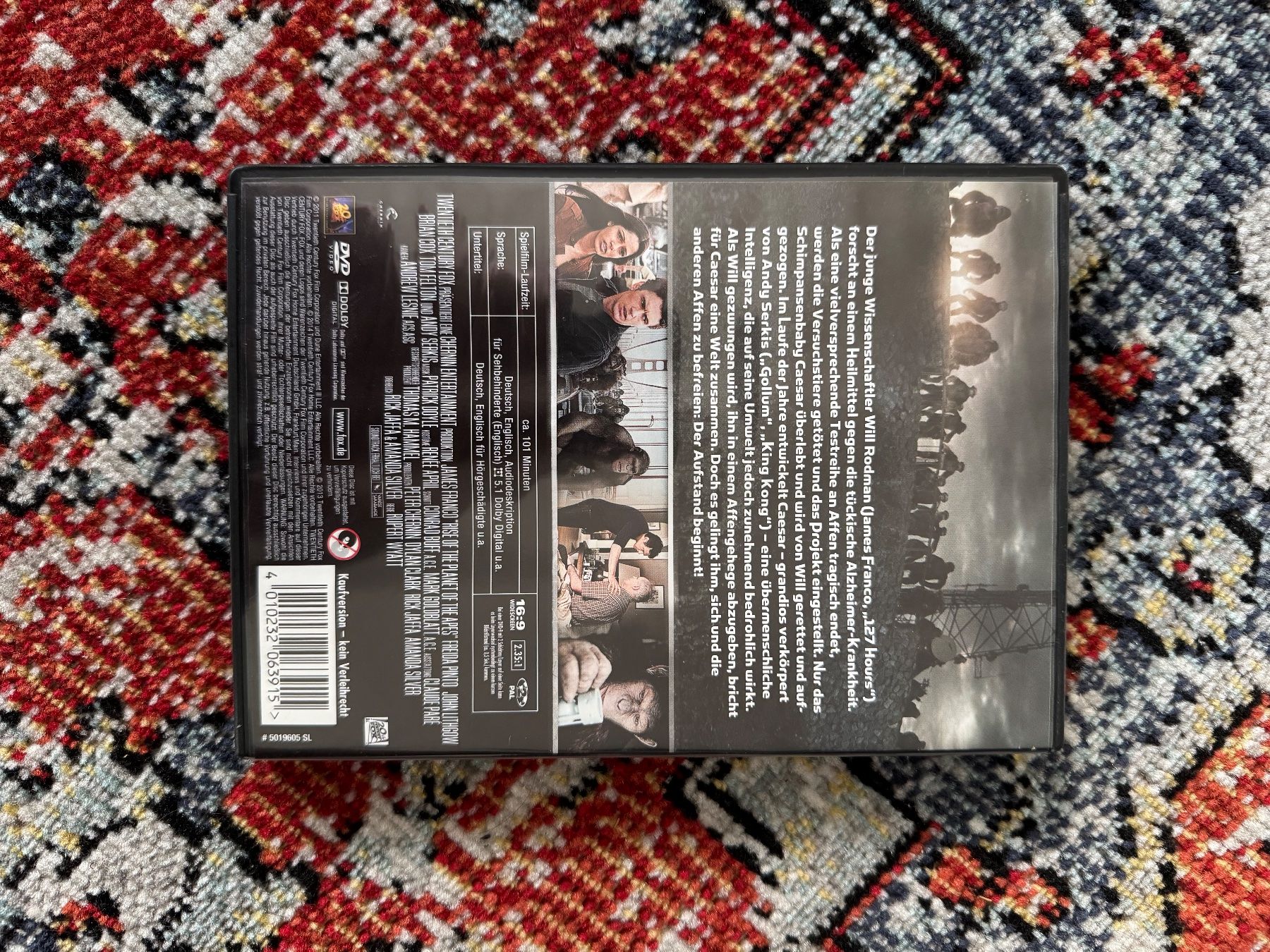 Tutti i DVDs: Planet der Affen Prevolution DVD – Usato da Zürich venduto da krytisch 1