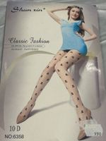 Sexy Strumpfhose mit Totenkopf Muster One Size Neu