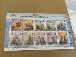 Jersey Millennium Maritime Heritage Briefmarken