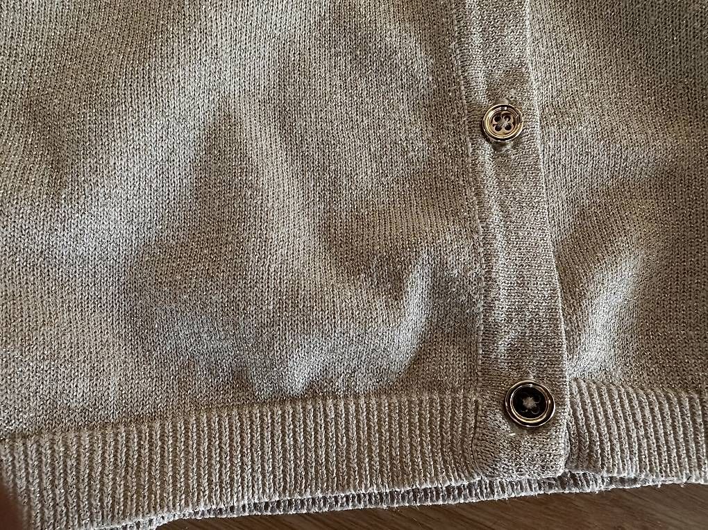 Giacche & Cappotti: Feinstrickjacke gold/beige Gr.140 – Usato da Buchrain venduto da eule2109 2
