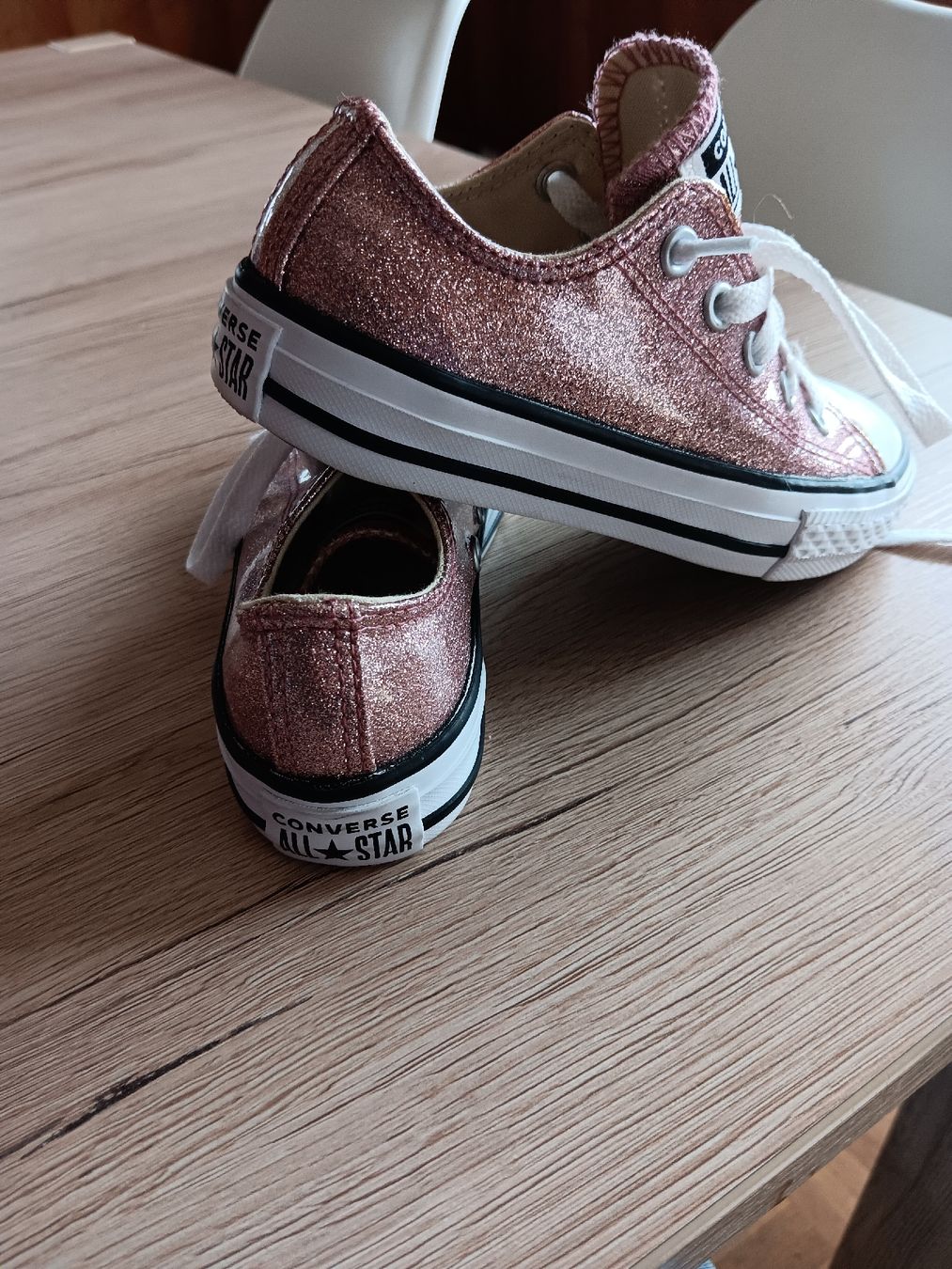 Scarpe per ragazze: Converse All Star rose pailletées 28,5 – Nuovo (secondo la descrizione) da Savagnier venduto da Gaya2 1