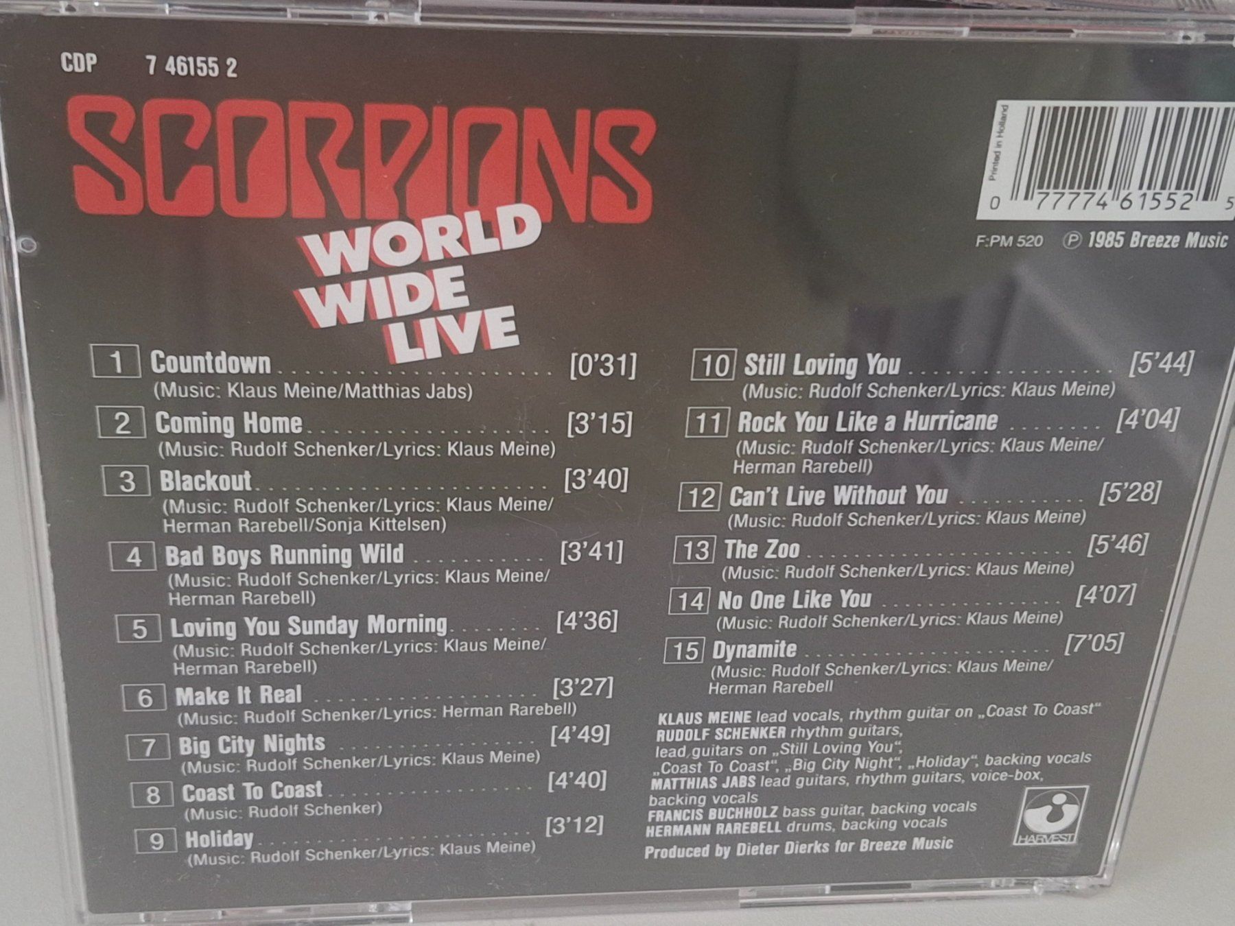 CDs: CD Scorpions - World Wide Live – D'occasion à Aarberg par Jackup1 1