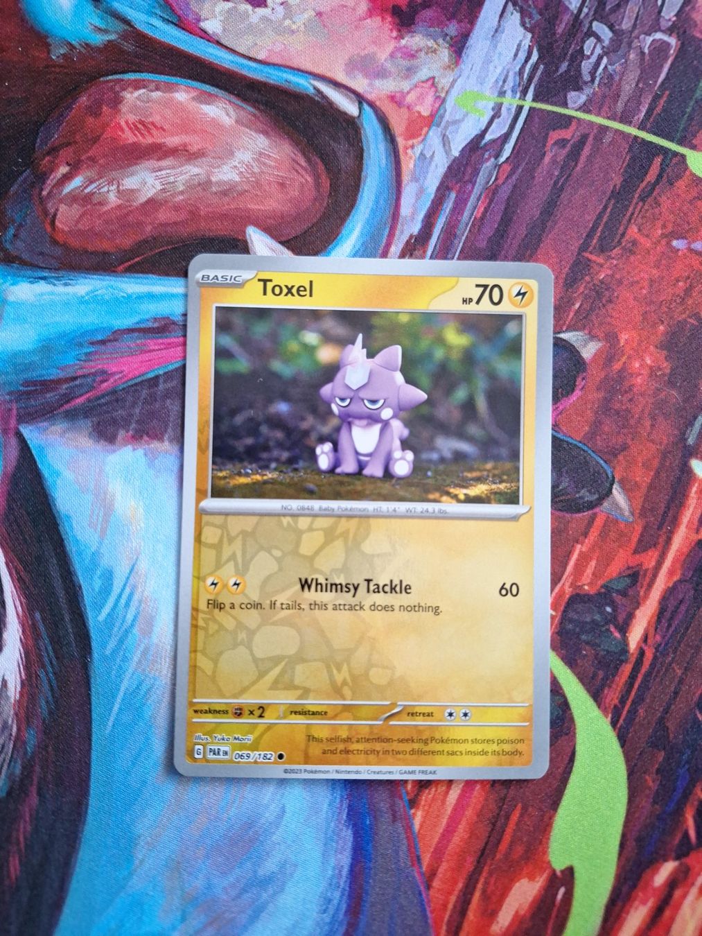 Pokémon Carte collezionabili: Toxel - Reverse Holo - Pokemon Paradox Rift – Usato da Altstätten SG venduto da GGsGameshop