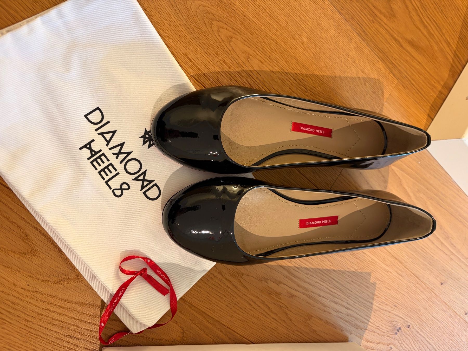 Damenschuhe: Schwarze Ballerinas, neu, 41 – Neu (gemäss Beschreibung) aus Ebmatingen von anniussi