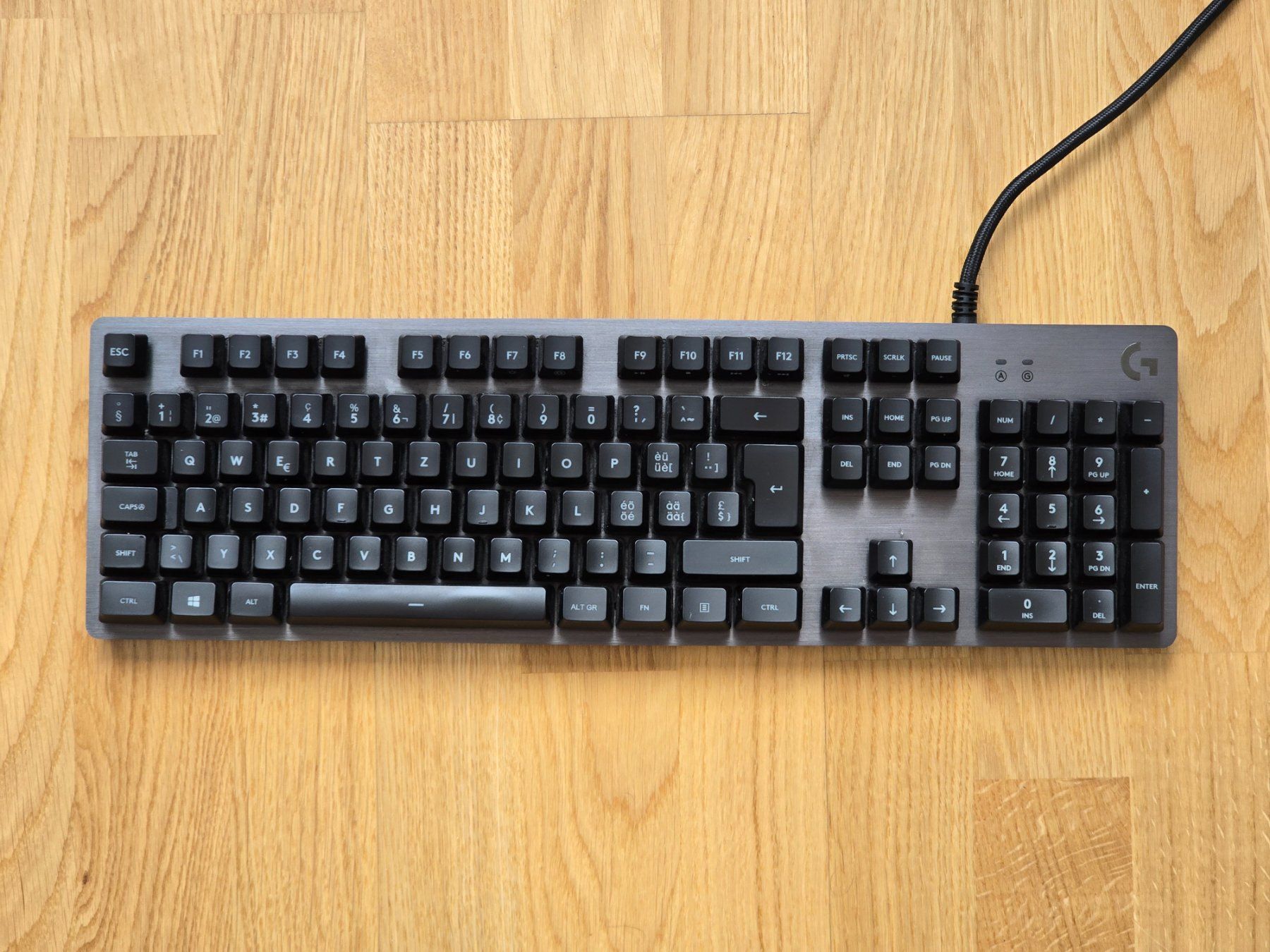 Logitech G413 TKL SE USB Gaming-Tastatur Deutsch, QWERTZ Schwarz Beleuchtet, Spritzwassergeschützt kaufen