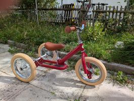 TRYBIKE Steel 2-in-1 Vintage Red – Dreirad & Laufrad