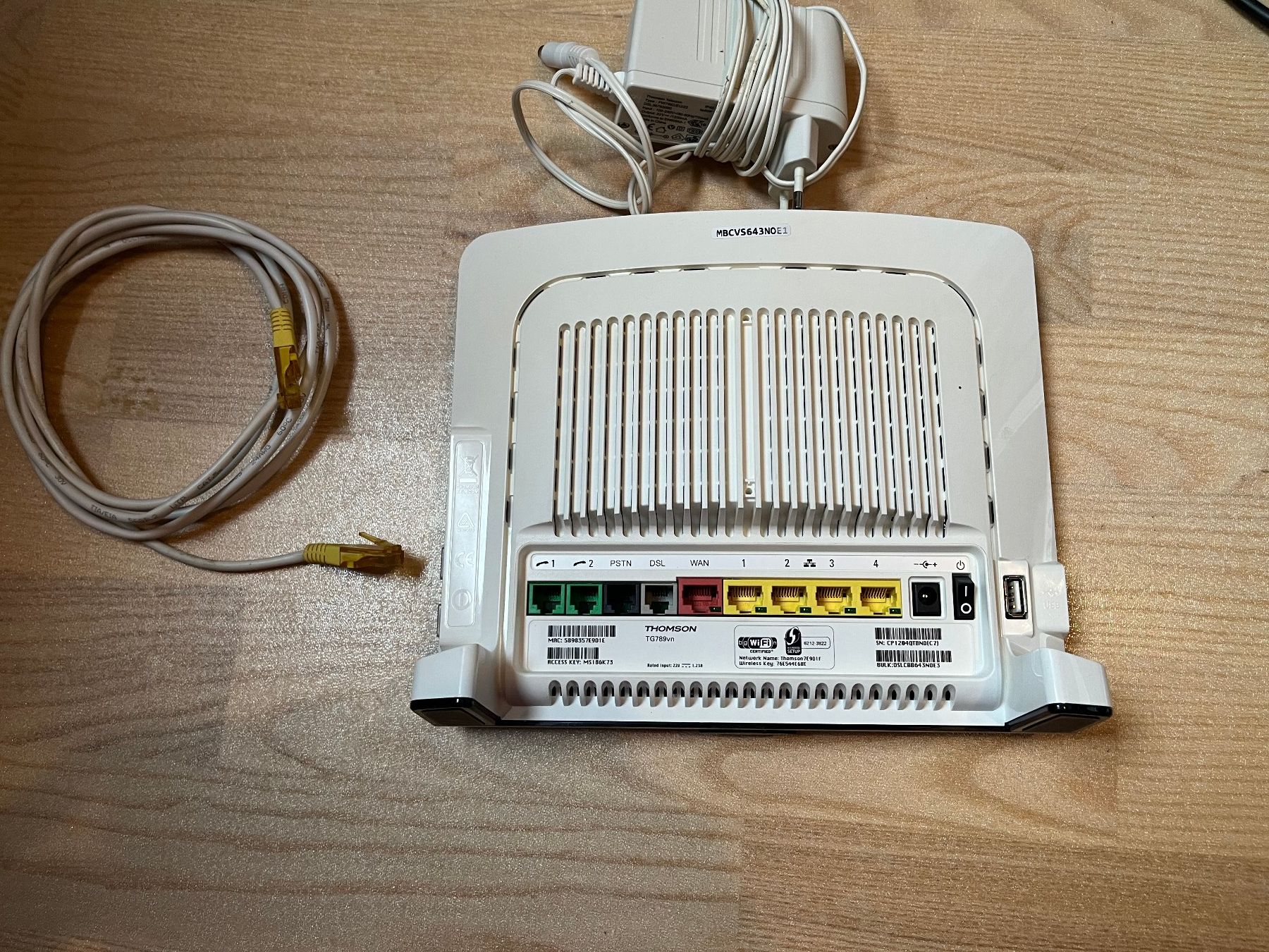 Modem & Router: Modem Thomson TG789vn – Usato da Penthalaz venduto da salvodj 1