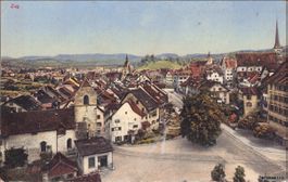 Zug // ca. 1905 Altstadt Zentrum koloriert