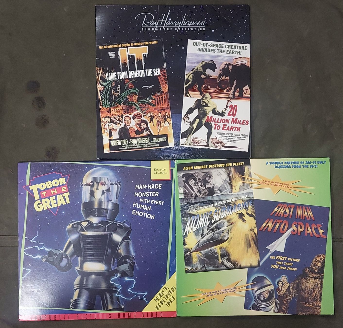 Alle DVDs: Laserdisc NTSC Sci-Fi, Lot de 3 discs – Gebraucht aus Chapelle-s-Moudon von gerryp