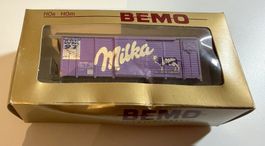 Bemo RhB Gbk-v 5603 - Milka Werbewagen -Verpackung Goldfarb.