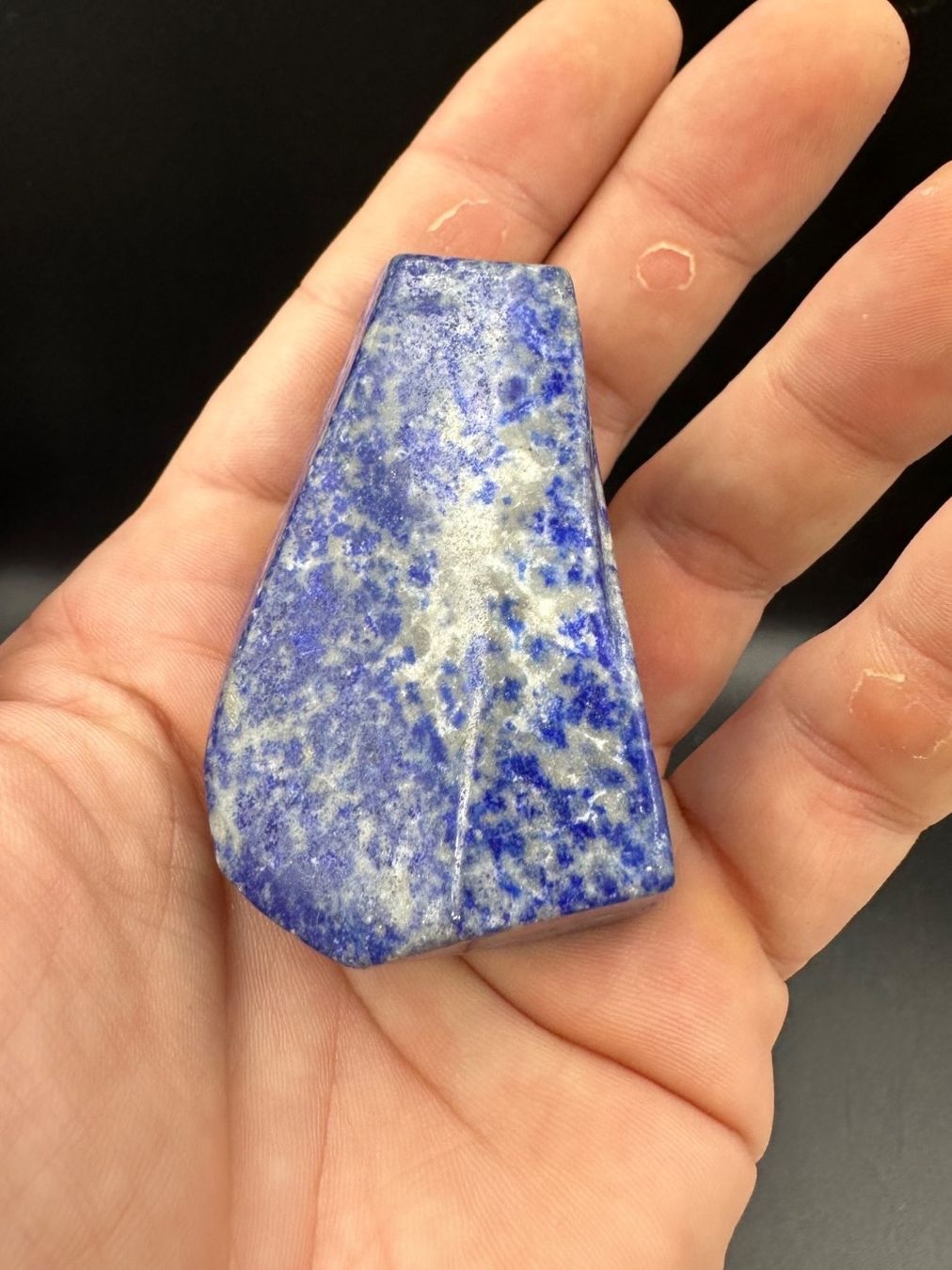 Minerali & Pietre curative: Lapislazuli Freiform, Handschmeichler Heilstein – Nuovo e nell'imballaggio originale da Männedorf venduto da Handschmeichler 3