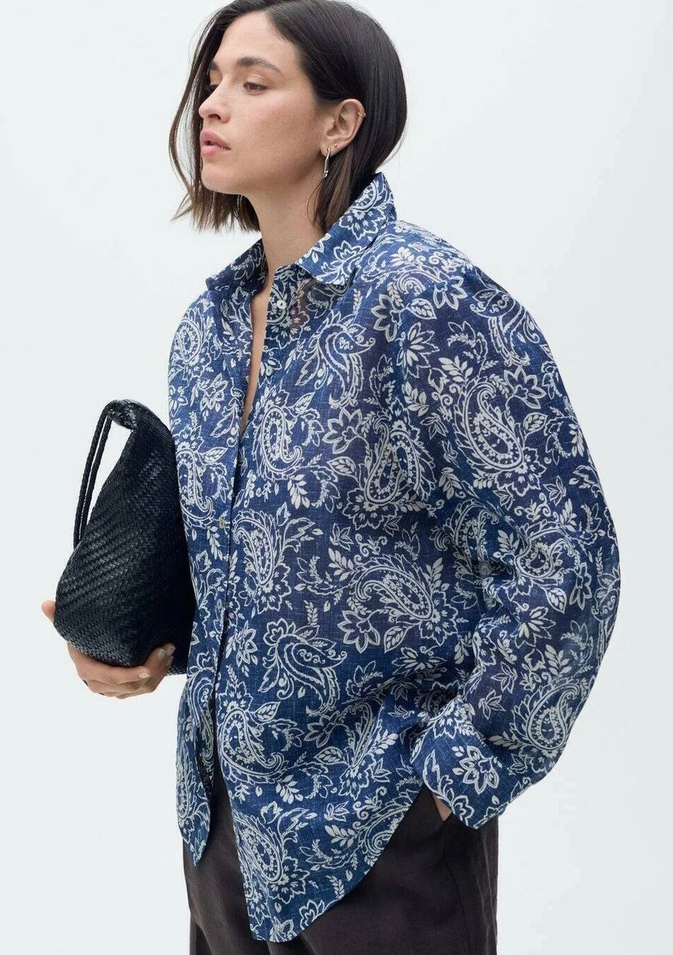 Mango Camicette: Mango NEMO - Hemdbluse - dark blue – Nuovo (secondo la descrizione) da Luzern venduto da Sommer_26 3