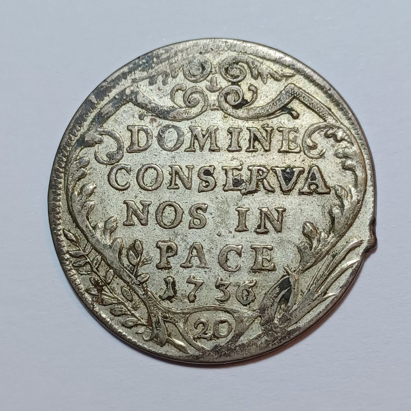 Tutti le monete: 20 Schilling 1736 Zürich – Usato da Pfäffikon ZH venduto da Schweizer_Muenzen