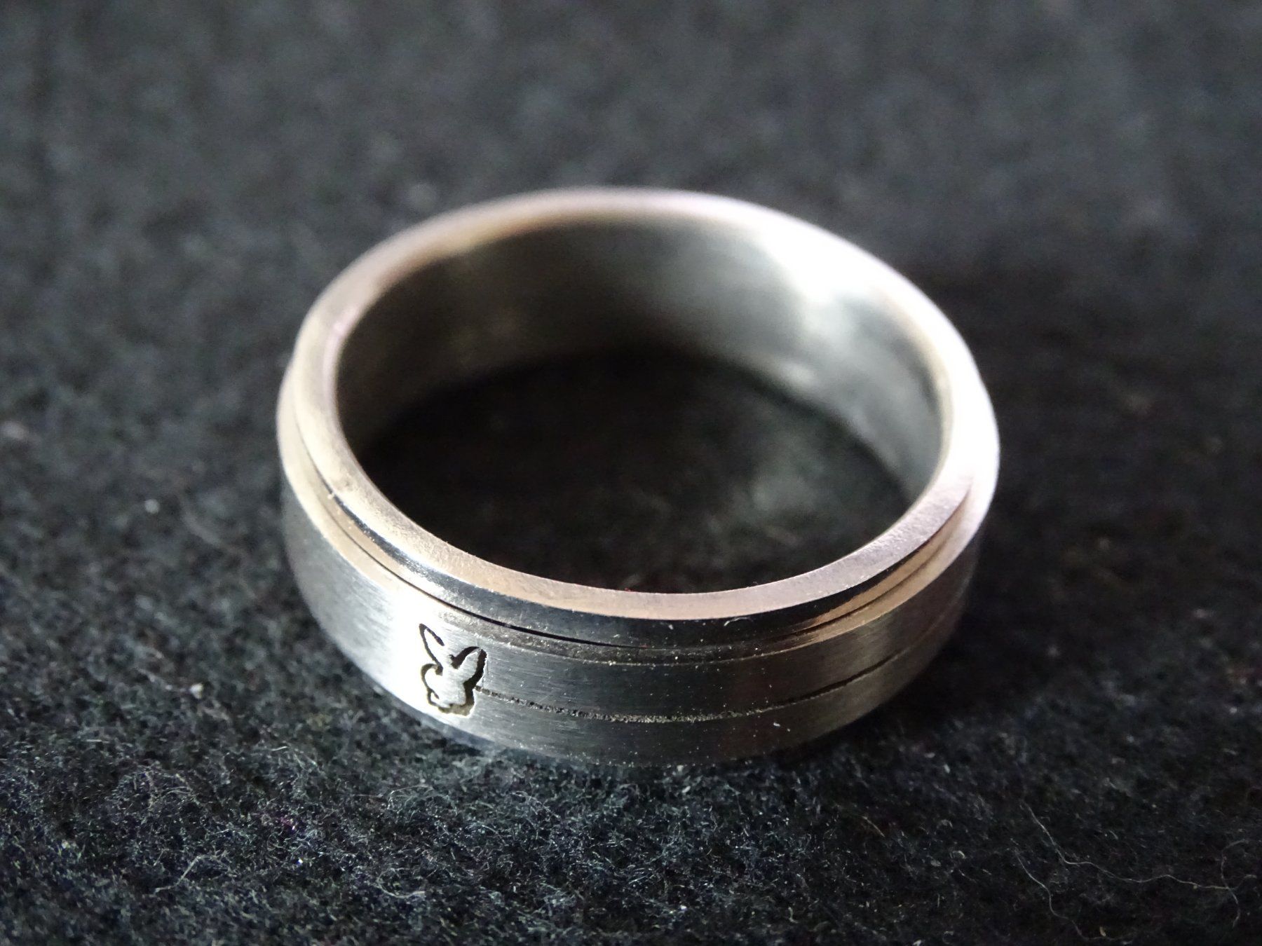 Anelli: Ring Edelstahl Playboy drehbar – Nuovo (secondo la descrizione) da Obergerlafingen venduto da STOGS 2