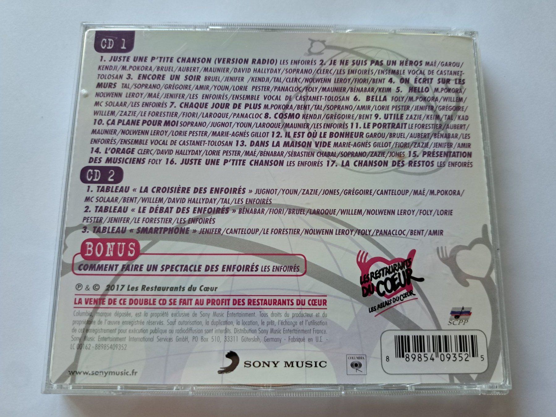 CD: Cd Mission Enfoirés 2017 – Usato da Pully venduto da bro_n52j 1