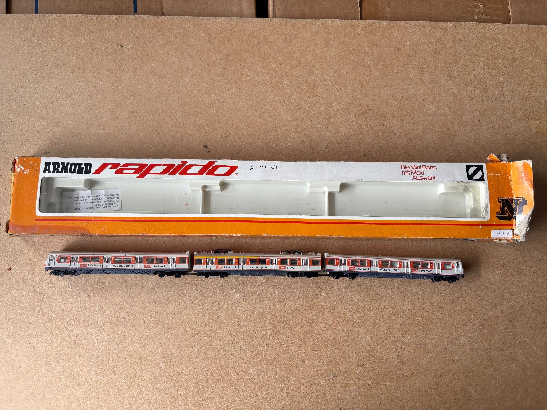 Arnold Modellini di ferrovie: Arnold 2950 E-Triebwagen ET 420 DB – Usato da Hauterive NE venduto da eriamch