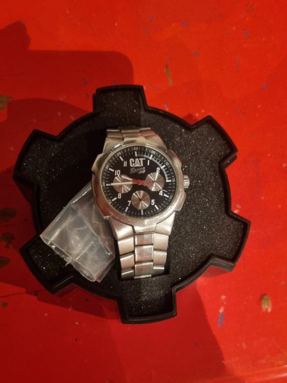 CAT Caterpillar Racing Armbanduhr Chronograph Edelstahl (Gebraucht) in ...