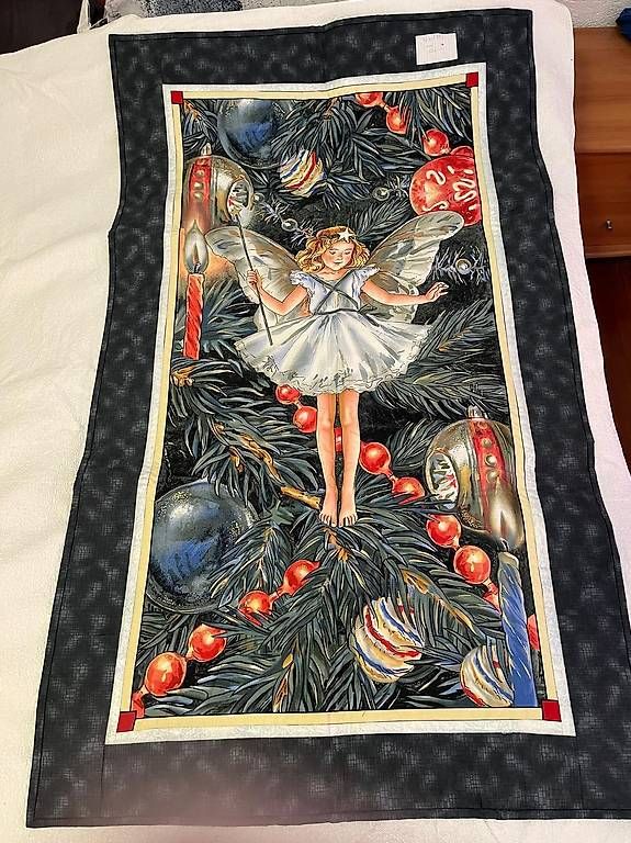 Couvertures: Patchwork Decke Weihnachtsfee – D'occasion à Gerlafingen par Trikerin 4