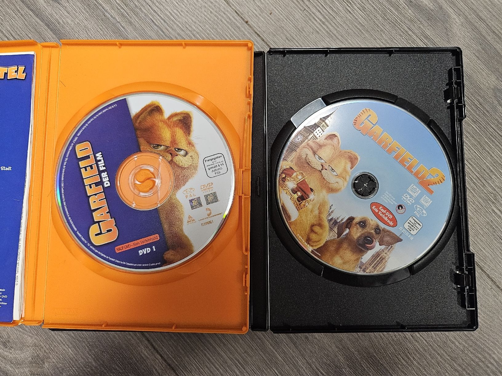 Tous les DVDs: Garfield 1 und 2 DVD Set  – D'occasion à Reinach AG par Irina_g00 2