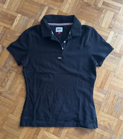Polo Tommy Jeans noir taille XS femme neuf 
