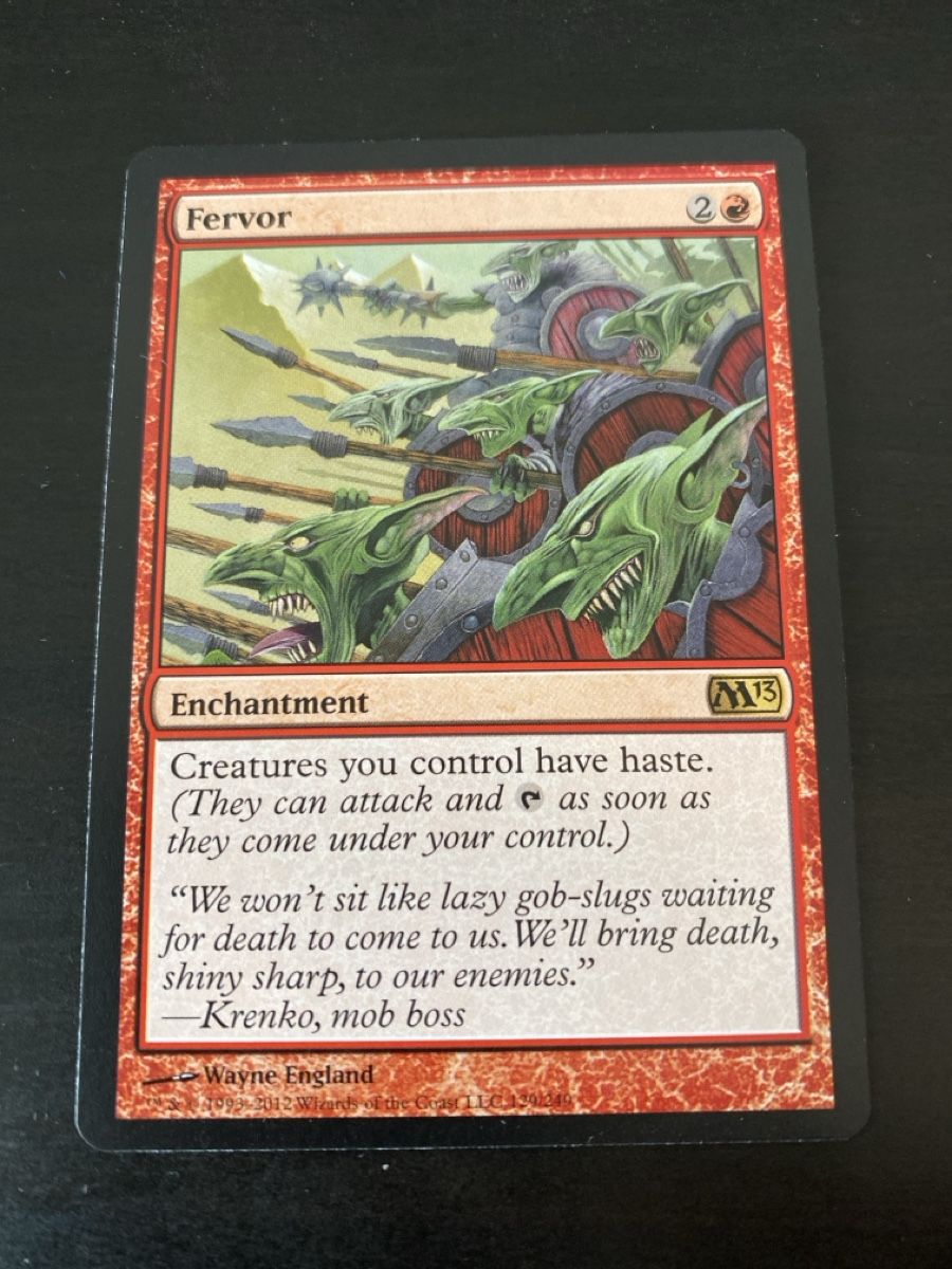 Magic The Gathering Cartes à collectionner: Fervor – D'occasion à Oberglatt ZH par Finlandia1