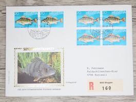 CL01 Enveloppe + Timbre Suisse 1983