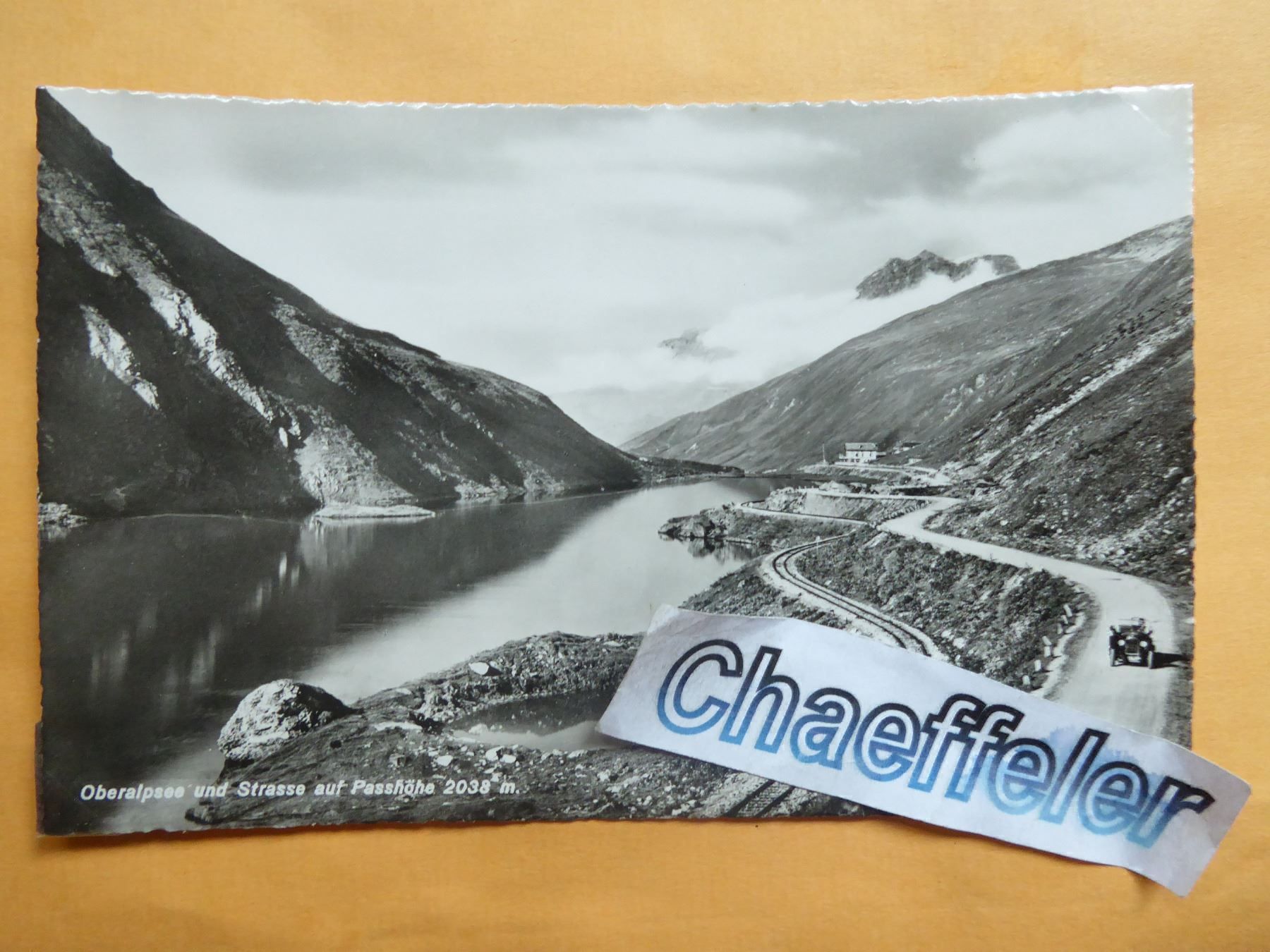 Cartoline postali: Oberalppass und Strasse auf Passhöhe – Nuovo (secondo la descrizione) da Zürich venduto da Chaeffeler