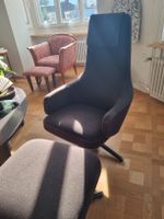 Sessel mit Fusshocker braun guter Zustand Rückenlehne verste