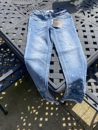 Desigual Jeans neu Mädchen 7/8 Jahre