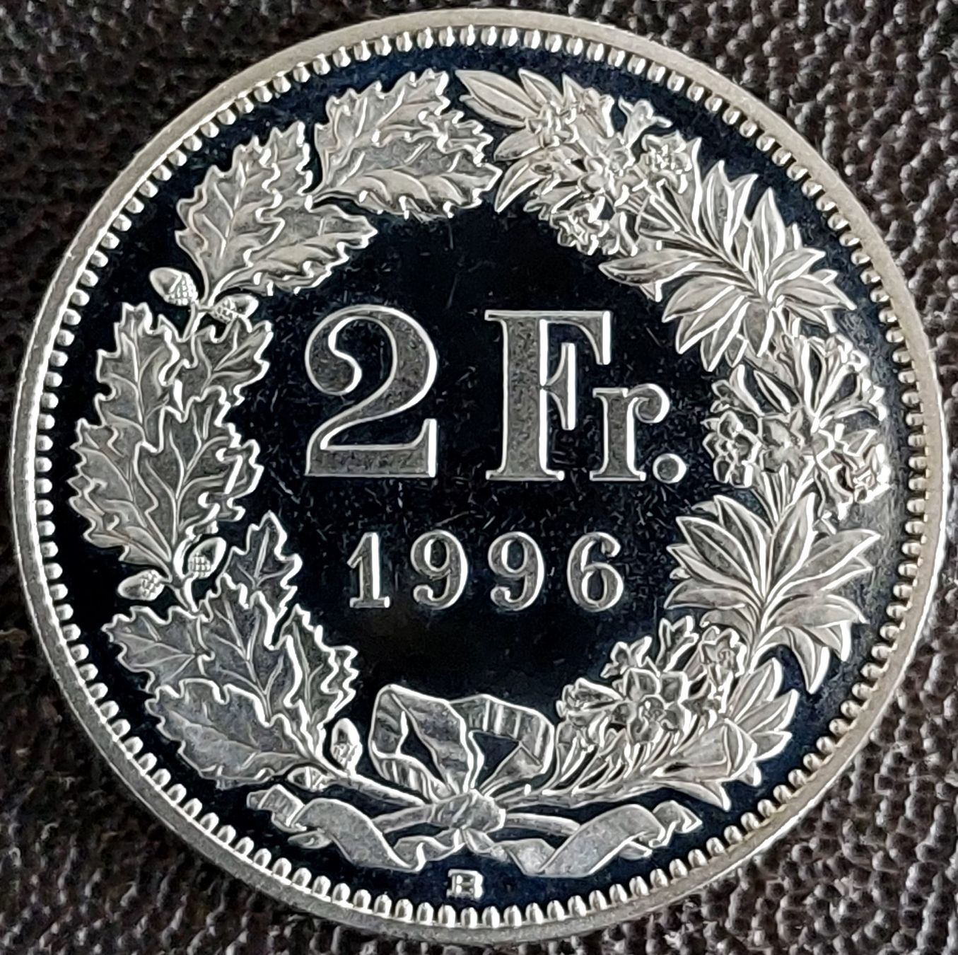 Tutti le monete: 2 Franken 1996 stgl. / aus Münzsatz – Nuovo (secondo la descrizione) da Arch venduto da coinsandmore
