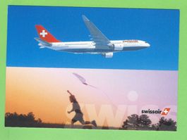 Swissair Postkarte A330-223