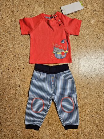 Set T-shirt mit Hose Gr. 68/74