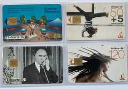 4 Telefonkarten Frankreich