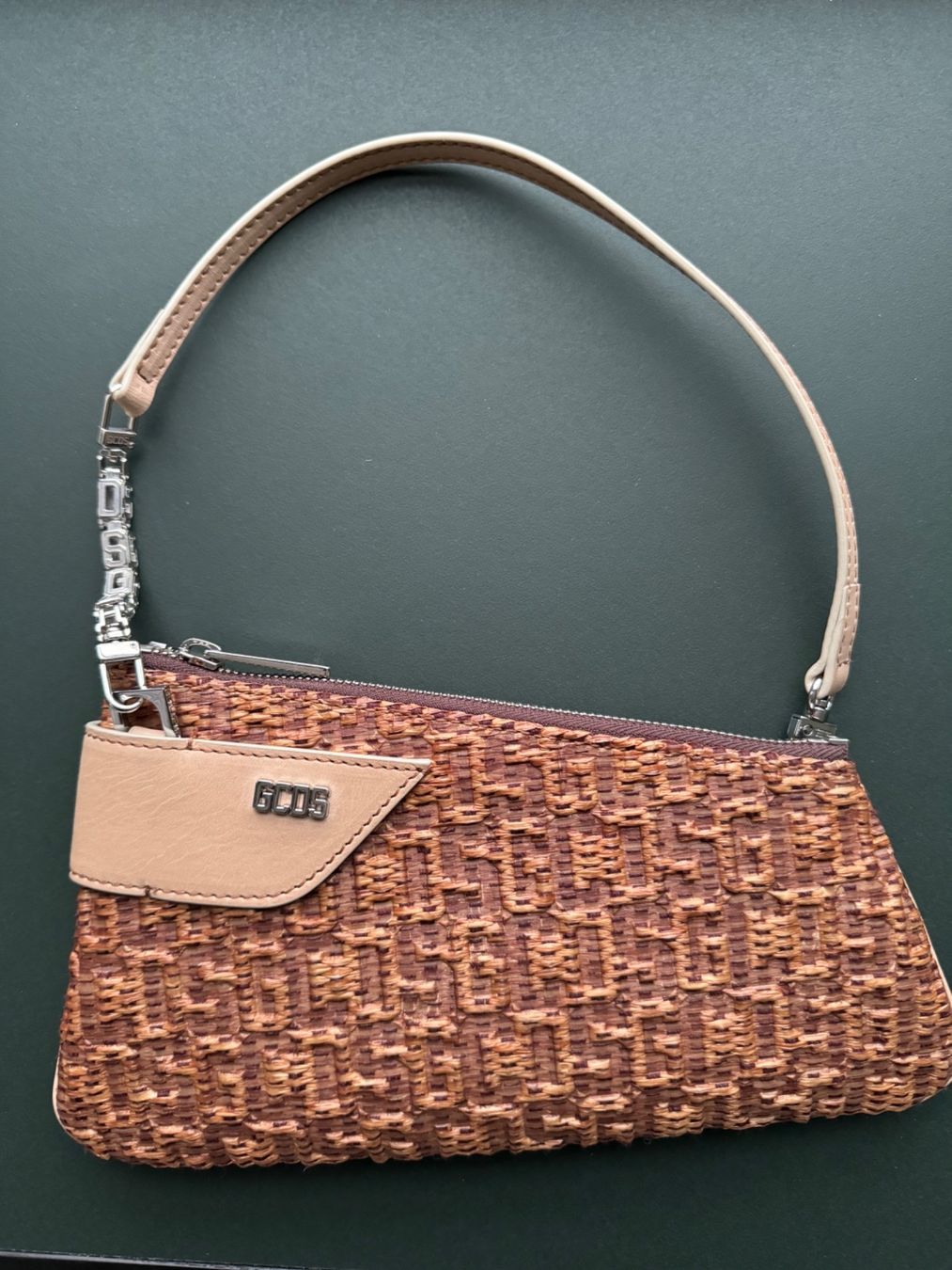 Borse da donna: GCDS COMMA NOTTE Monogramm Bag Brown – Usato da Klingnau venduto da Vdado 6