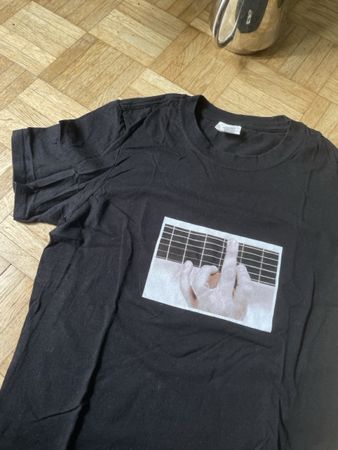 T-Shirt Merch Rodrigo y Gabriela, Gitarre, Schwarz, S-M