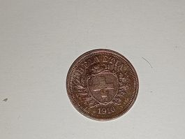 1 RAPPEN VON 1910