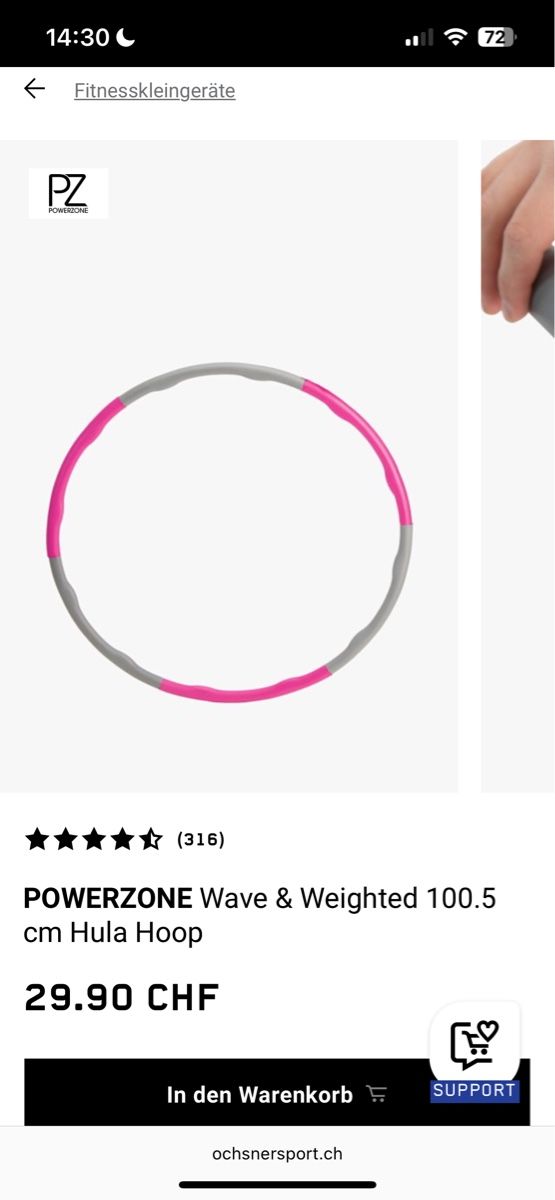 Hometrainer: Fitness Hoola Hoop – Gebraucht aus Näfels von vike17