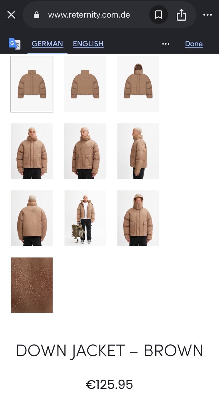 Giacche: RETERNITY Down Jacket Braun – Nuovo e nell'imballaggio originale da Kriens venduto da Waqas.naseer 5