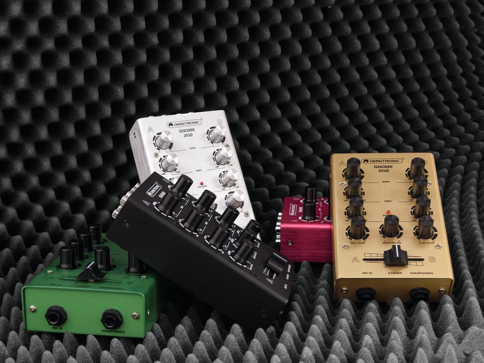 Console di mixaggio: OMNITRONIC GNOME-202 Mini-Mixer rot – Nuovo e nell'imballaggio originale da Däniken SO venduto da Profog1 7
