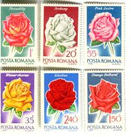 Briefmarken "Rosen". Rumänien