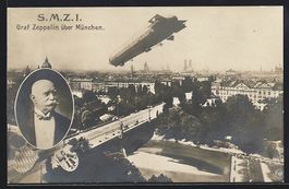 München, Graf Zeppelin mit dem SM Z 1 L
