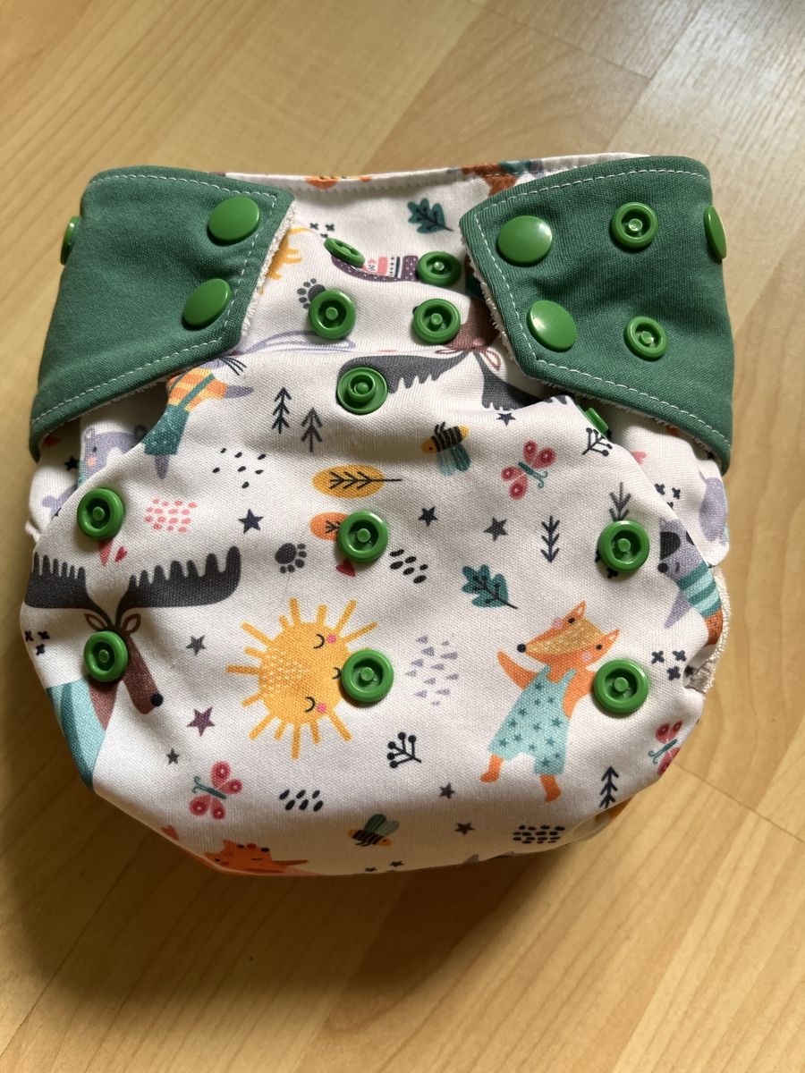 Windeleimer & Windeln: Blümchen All in One, Onesize – Gebraucht aus Langenbruck von Justine.V